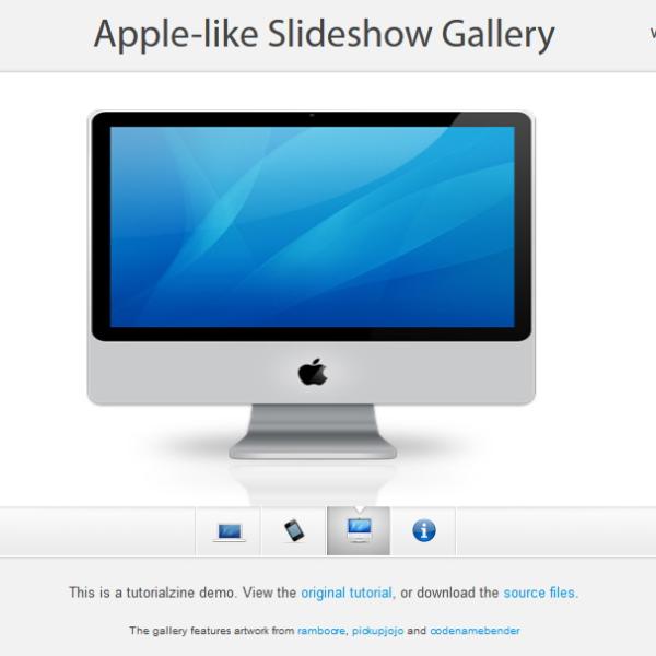 Apple-like Gallery Slideshow 이미지최신글