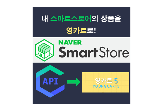 내 스마트스토어 상품을 영카트로 가져오기