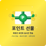 [팬텀디자인] 회원간 포인트 선물 플러그인