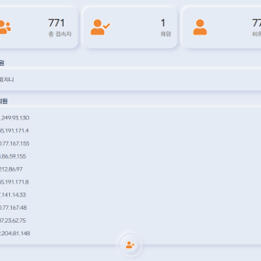 G5 실시간 접속정보